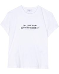 Off-White c/o Virgil Abloh - Quote Cotton T-shirt - Lyst