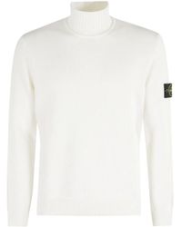 Stone Island - Trui Met Hoge Hals - Lyst
