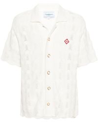 Casablancabrand - Wavy Gradient Crochet Shirt - Lyst