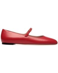 Bally - Brushed Leather Mary-Jane Shoes - Lyst