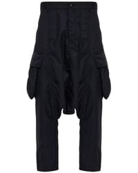 Comme des Garçons - Herringbone-Pattern Drop-Crotch Cargo Pants - Lyst