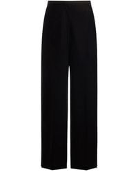 12 STOREEZ - Velvet Straight-Leg Trousers - Lyst