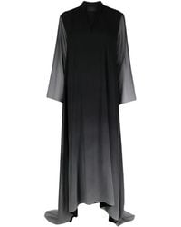Tessitura - Dune Gradient-Print Oversized Maxi Abaya Dress - Lyst