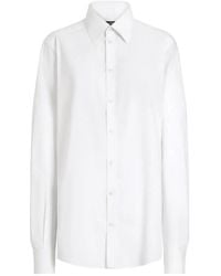 Dolce & Gabbana - Cotton Poplin Shirt - Lyst