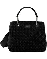 Emporio Armani - Woven-Effect Tote Bag - Lyst