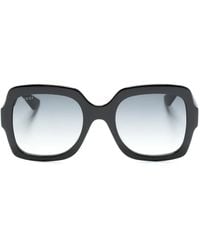 Gucci - Gafas De Sol Con Montura Oversize Y Logo - Lyst