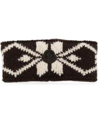 Moncler - Intarsia-Knit Sequin-Embellished Headband - Lyst