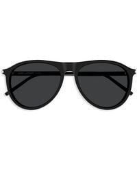 Saint Laurent - Pilot-Frame Sunglasses - Lyst