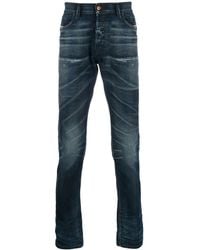 DIESEL Slim-fit Jeans - Blauw