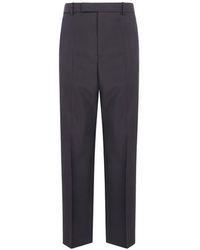 Jil Sander - Straight Wollen Broek - Lyst