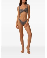 Montce - Hayden Gingham Bikini Top - Lyst
