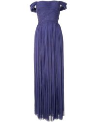 Dolce & Gabbana Avondjurk Met Ruches - Paars