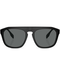 Burberry - Zonnebril Met Piloten Montuur - Lyst