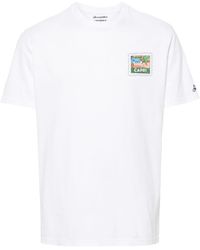 Mc2 Saint Barth - T-Shirt mit Capri Postcard-Print - Lyst
