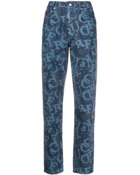 Fiorucci Jeans Tara con logo - Blu