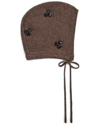 Simone Rocha - Turbo Crystal-Embellished Bonnet - Lyst