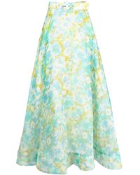 Zimmermann - High Tide Floral-print Maxi Skirt - Lyst