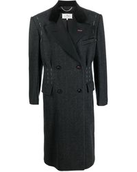 Maison Margiela - Work-In-Progress Double-Breasted Coat - Lyst