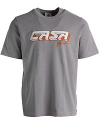 CASABLANCA - T-Shirt Casa Racing Signature - Lyst