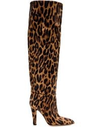 Paris Texas - Elsa leopard heeled boots - Lyst