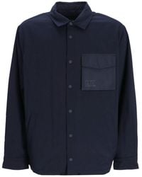 Armani Exchange - Chest-pocket Long-sleeve Shirt Jacket - Lyst