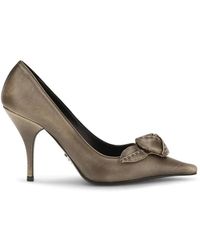 Prada - Escarpins Pointus À Détail De Rose - Lyst