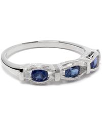 Bleue Burnham - Sacred Oak Ring mit blauem Saphir - Lyst