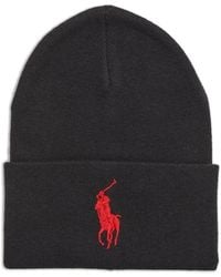 Polo Ralph Lauren - Big Pony Cuff Beanie Hat - Lyst
