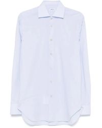 Kiton - Overhemd Met Uitgesneden Kraag - Lyst