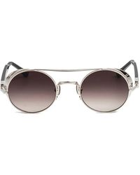 Matsuda - Side-Shield Round-Frame Sunglasses - Lyst