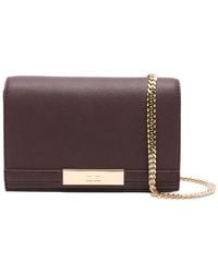 Elisabetta Franchi - レザー ショルダーバッグ - Lyst