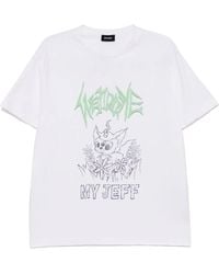 we11done - My Jeff Print T-Shirt - Lyst