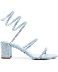 Rene Caovilla - Cleo 60mm Leather Sandals - Lyst