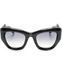 Etro - Occhiali Da Sole Cat-Eye Con Logo Inciso - Lyst