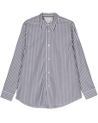 Studio Nicholson - Striped Cotton Shirt - Lyst