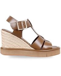 Palomitas By Paloma Barcelo' - Wedge-Espadrilles mit Riemen - Lyst