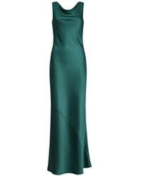 Blanca Vita - Draped Cowl-Neck Maxi Dress - Lyst
