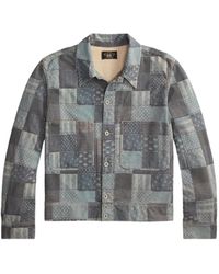 RRL - Veste En Jean À Design Patchwork - Lyst