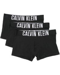 Calvin Klein - Jacquard-logo Boxers (set Of Three) - Lyst