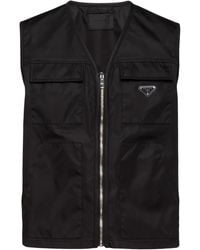 Prada - Utility-Weste Aus Re-Nylon - Lyst