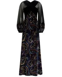 Etro - Abito Lungo - Lyst