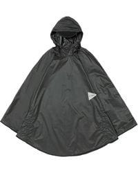 and wander - Hooded Coat - Lyst