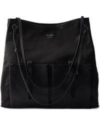 Prada - Route Large Leather Bag - Lyst