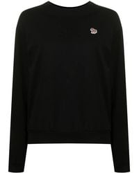 Paul Smith - Zebra-Motif Organic-Cotton Sweater - Lyst