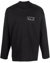 Martine Rose - Logo Print Long-sleeve Top - Lyst