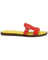 Doucal's - Sandales En Cuir À Boucles - Lyst