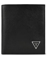 Guess - Logo-Detail Leather Keyring And Wallet Set - Lyst