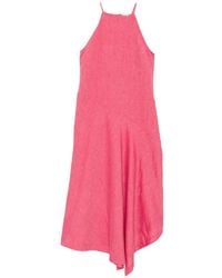 Xacus - Asymmetric-Hem Maxi Dress - Lyst