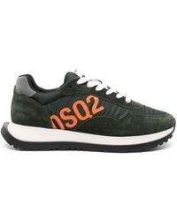 DSquared² - Running Logo-print Panelled Sneakers - Lyst