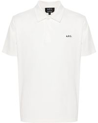 A.P.C. - Katoenen Poloshirt - Lyst